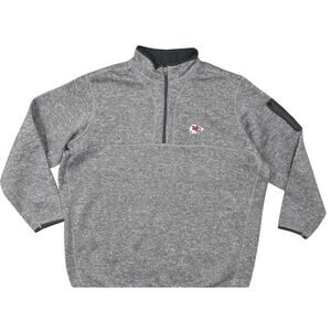 Antigua Gray Men's Sweater KC Chiefs